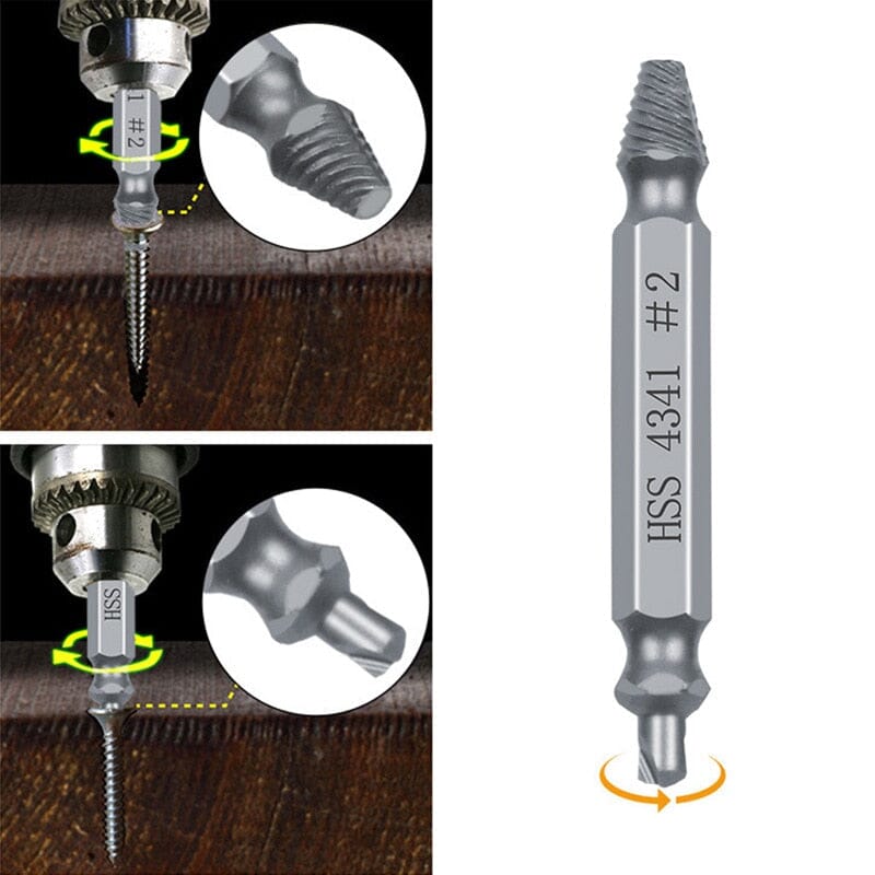 ScrewExtractor™ - Extracteur de vis en titane - BRICODIVINE